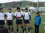 2010年最終戦ｖｓ岡山クラブ　北原、広瀬、榎木、平野