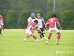 2011.6.5岡山県決勝　VS岡山クラブ　パスする下島